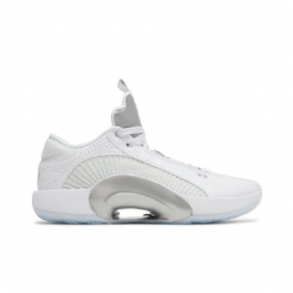 Pánské Boty Air Jordan 35 Low Bílý Stříbrný