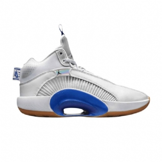 Pánské Boty Air Jordan 35 Pf Bílý Modrý Stříbrný