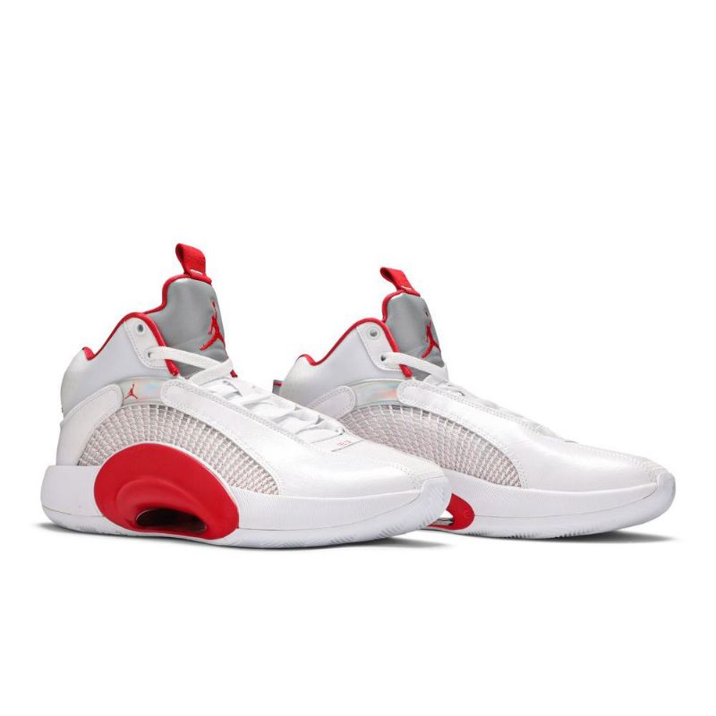 Pánské Boty Air Jordan 35 Pf Bílý Stříbrný Červené