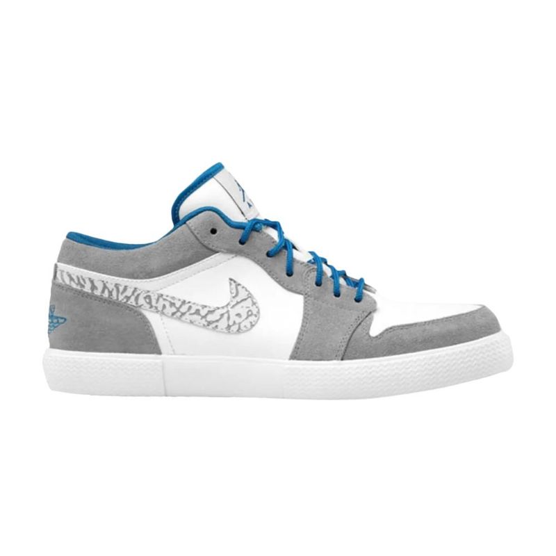 Pánské Boty Air Jordan Retro V.1 Bílý Modrý Šedá