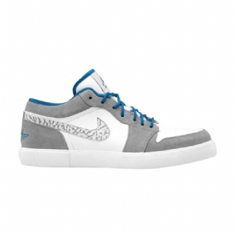 Pánské Boty Air Jordan Retro V.1 Bílý Modrý Šedá