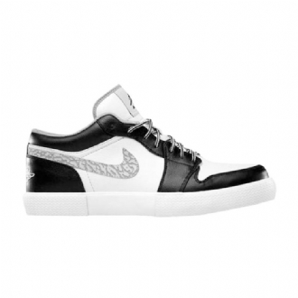 Pánské Boty Air Jordan Retro V.1 Černá Bílý Šedá