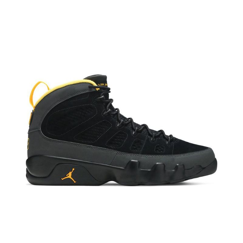 Pánské Boty Air Jordan 9 Retro 'dark Charcoal University Zlatý' Černá Šedá Zlatý