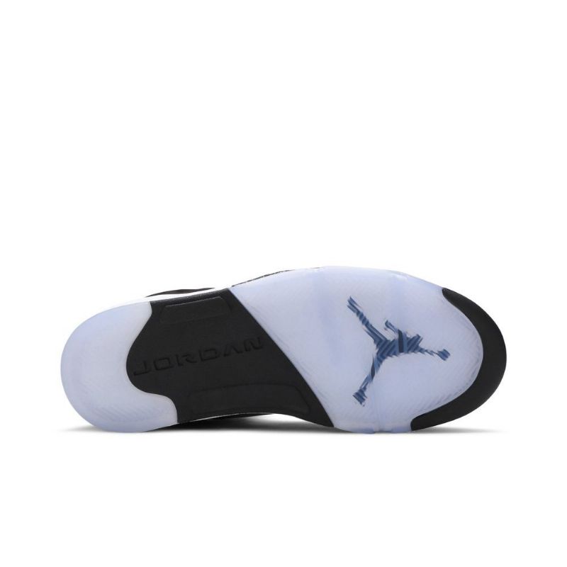 Air Jordan 5 Retro Černá Šedá Bílý Pánské Boty