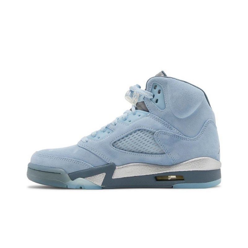 Dámské Boty Air Jordan 5 Retro Modrý Stříbrný Bílý