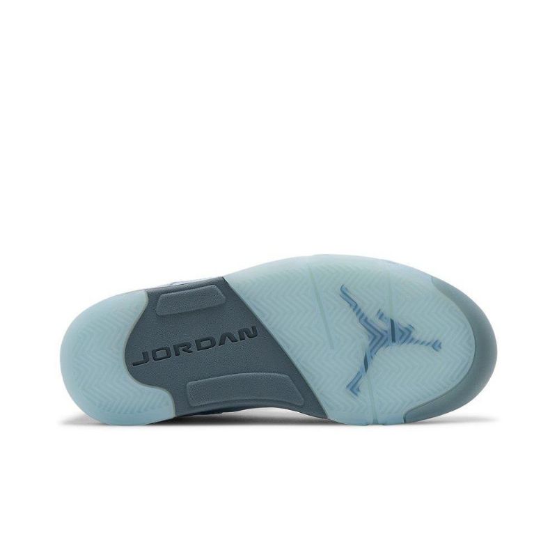Dámské Boty Air Jordan 5 Retro Modrý Stříbrný Bílý