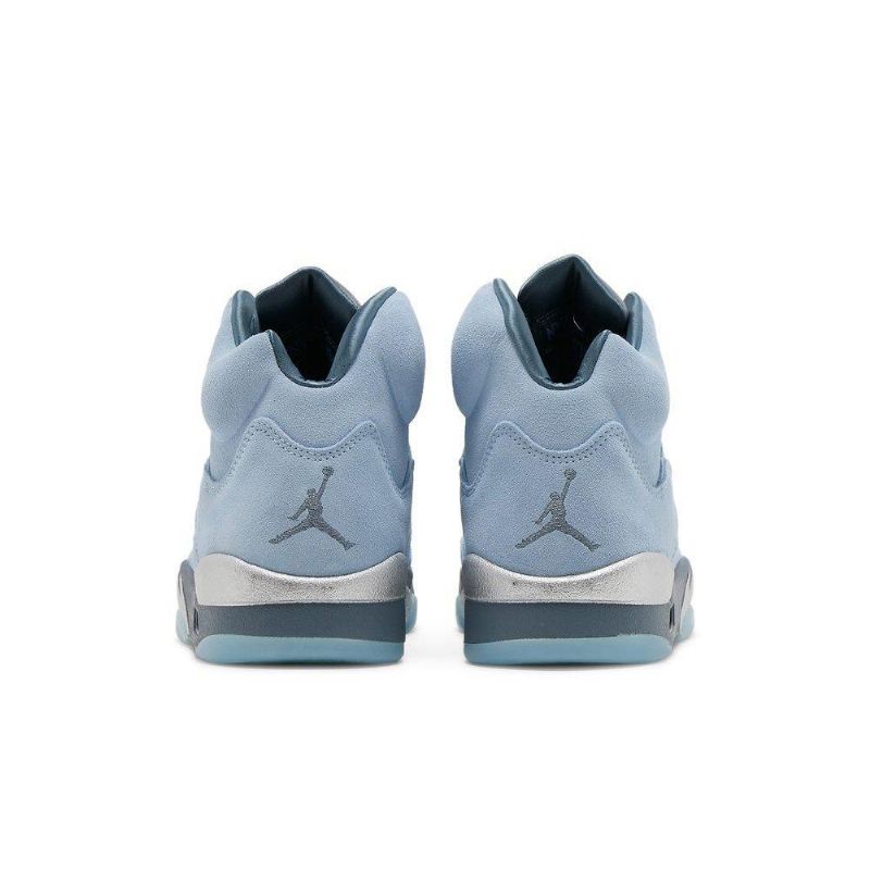 Dámské Boty Air Jordan 5 Retro Modrý Stříbrný Bílý