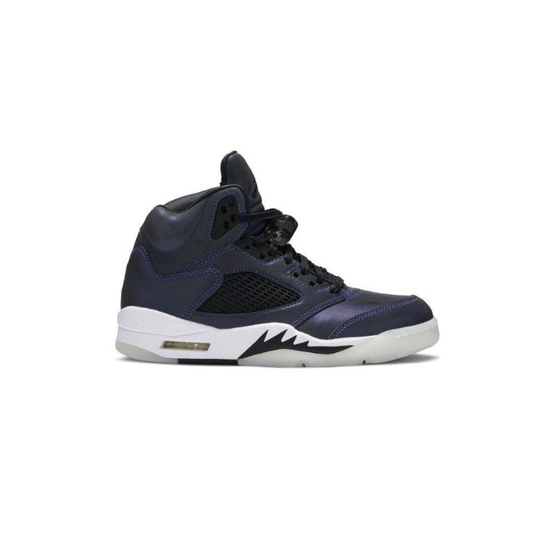 Dámské Boty Air Jordan 5 Retro Šedá Černá Tmavě Modrá