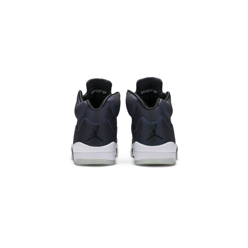 Dámské Boty Air Jordan 5 Retro Šedá Černá Tmavě Modrá