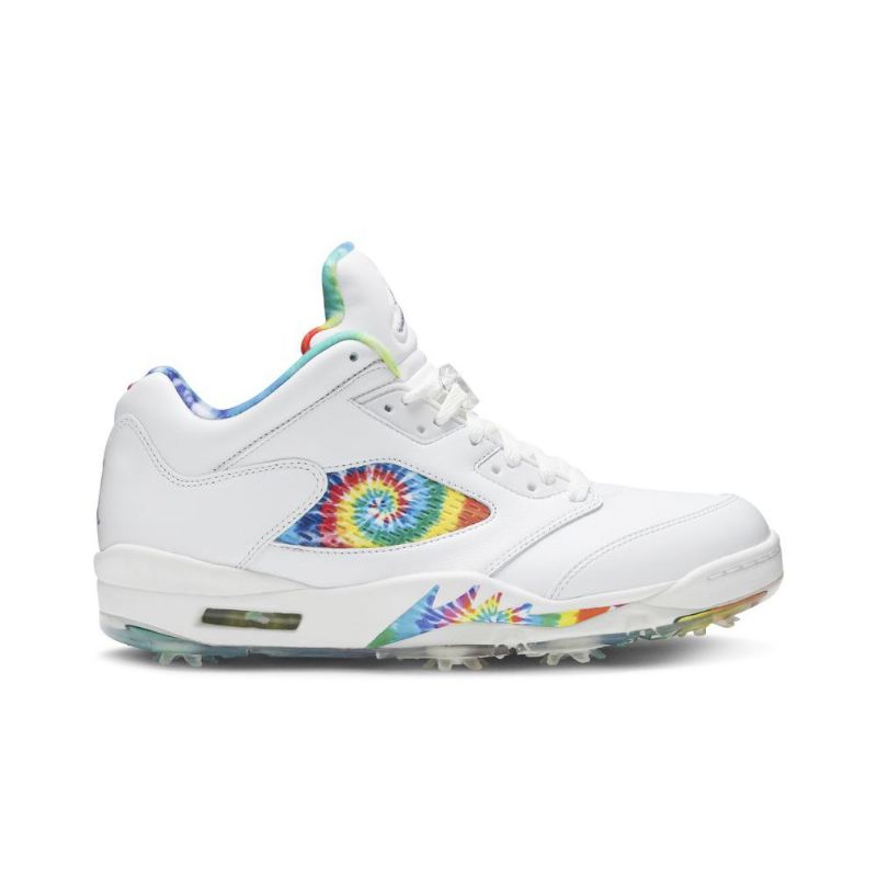 Pánské Boty Air Jordan 5 Low Golf Bílý Vícebarevná