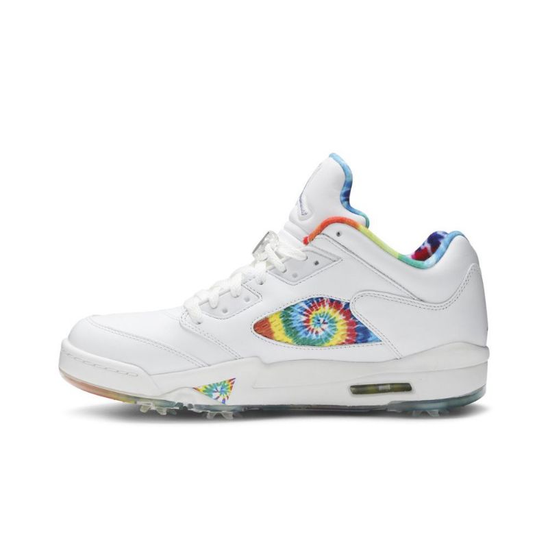 Pánské Boty Air Jordan 5 Low Golf Bílý Vícebarevná
