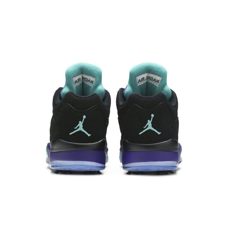 Pánské Boty Air Jordan 5 Low Golf Černá Nachový Zelená Stříbrný
