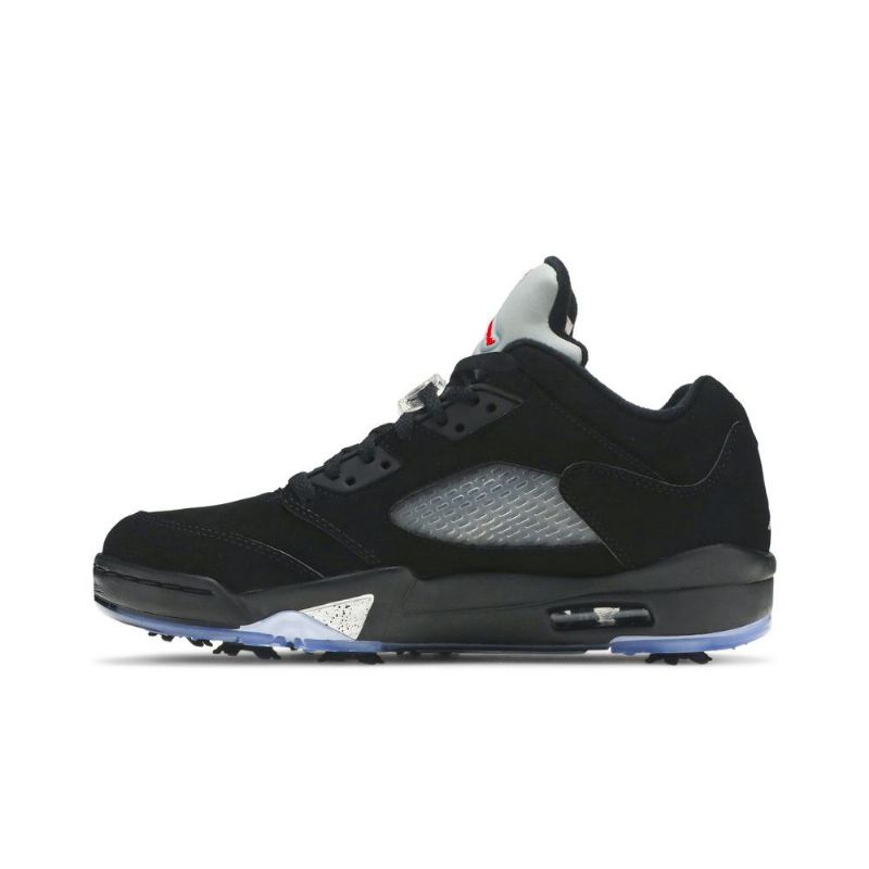Pánské Boty Air Jordan 5 Low Golf Černá Stříbrný Červené