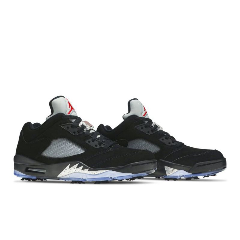Pánské Boty Air Jordan 5 Low Golf Černá Stříbrný Červené