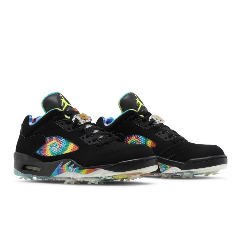 Pánské Boty Air Jordan 5 Low Golf Černá Vícebarevná