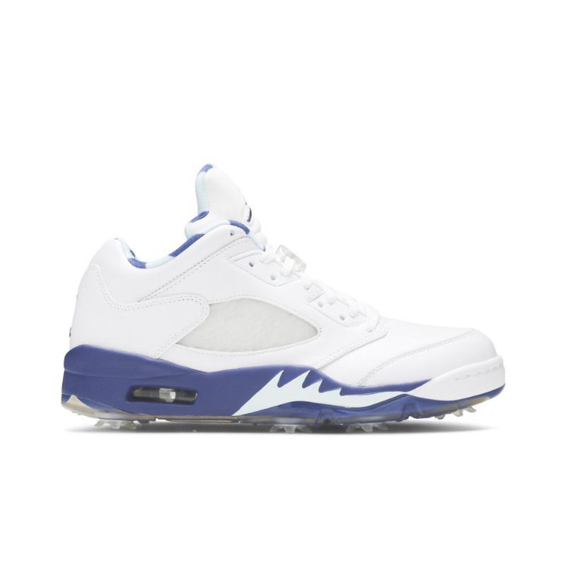 Pánské Boty Air Jordan 5 Low Golf Nrg Bílý Modrý