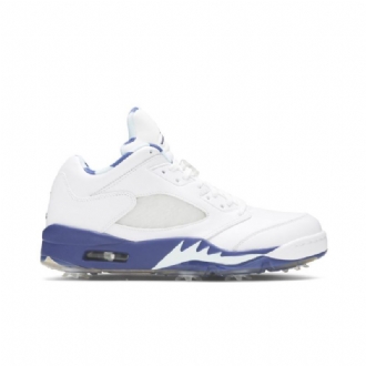 Pánské Boty Air Jordan 5 Low Golf Nrg Bílý Modrý