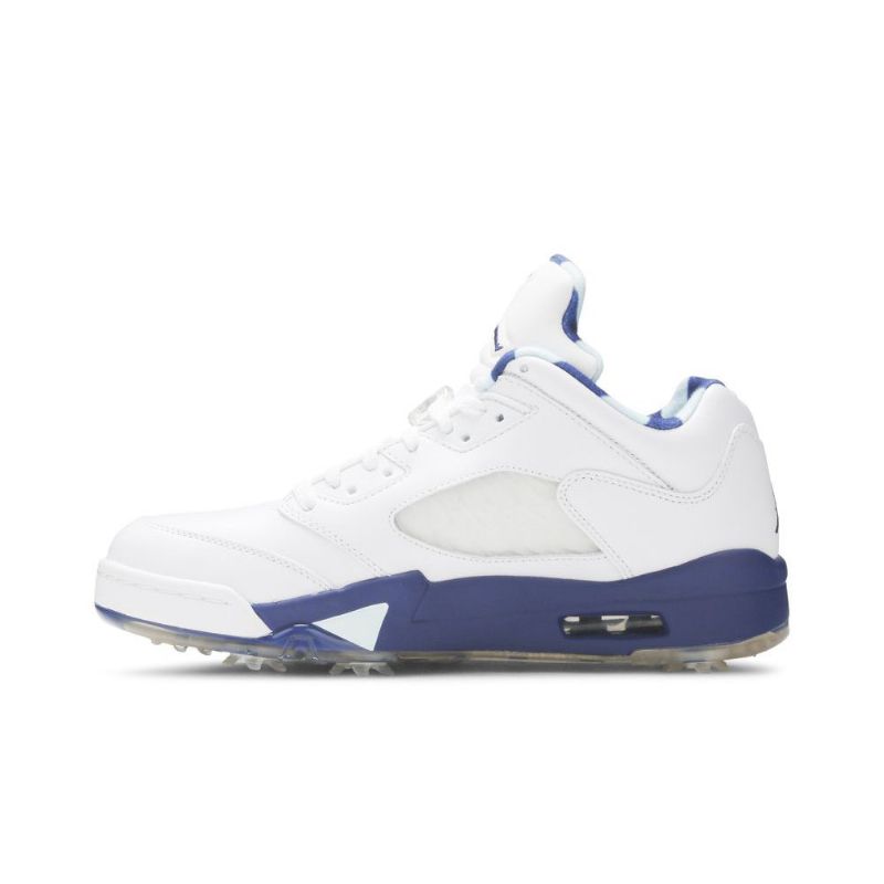 Pánské Boty Air Jordan 5 Low Golf Nrg Bílý Modrý