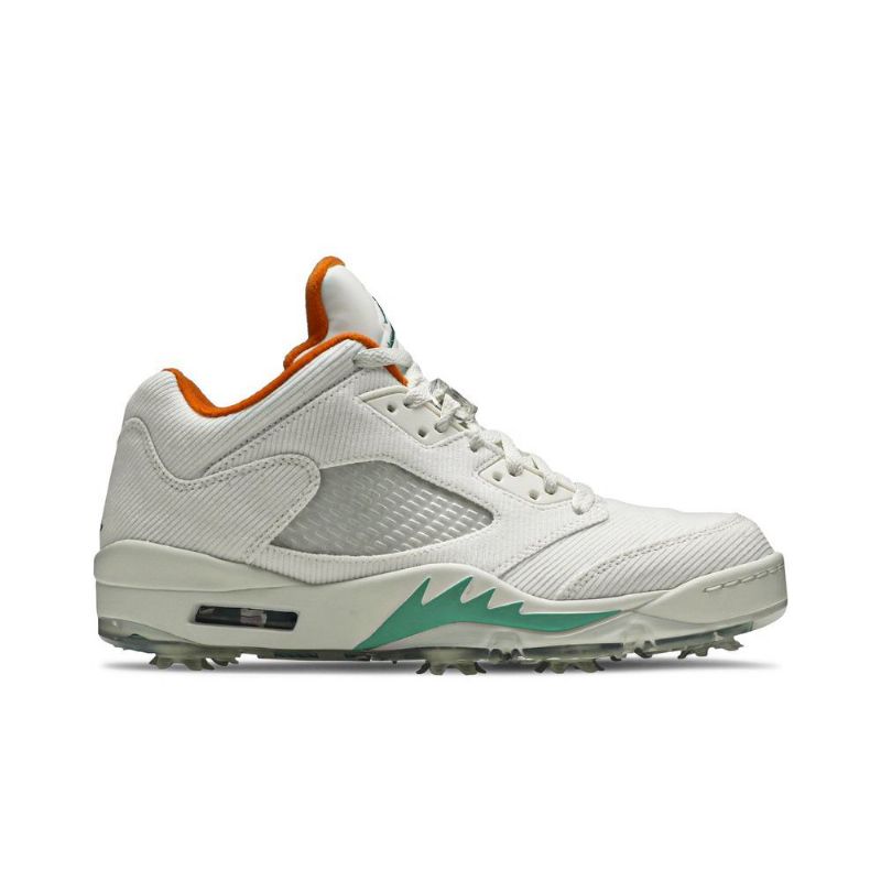Pánské Boty Air Jordan 5 Low Golf Nrg Bílý Oranžový Zelená