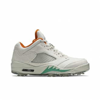 Pánské Boty Air Jordan 5 Low Golf Nrg Bílý Oranžový Zelená