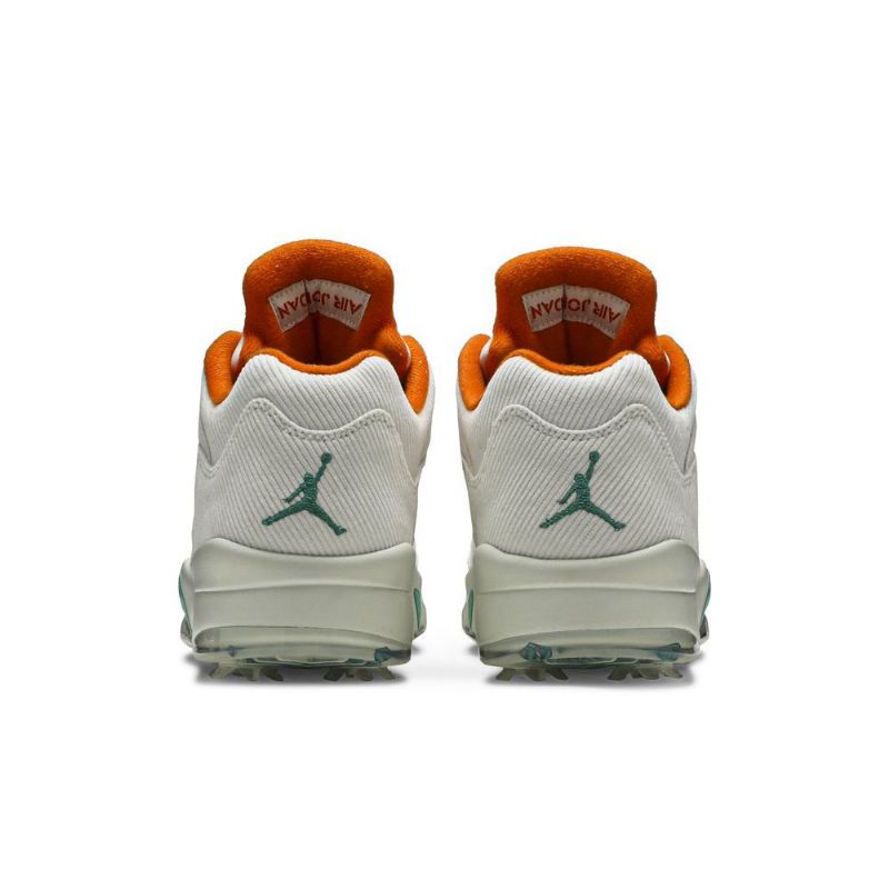 Pánské Boty Air Jordan 5 Low Golf Nrg Bílý Oranžový Zelená