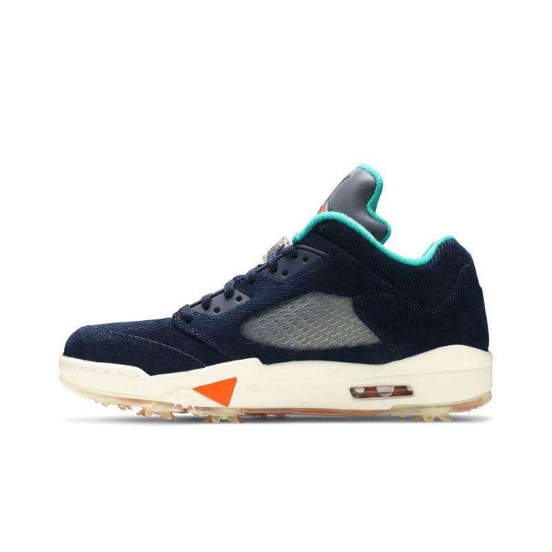 Pánské Boty Air Jordan 5 Low Golf Nrg Tmavě Modrá Stříbrný Modrý
