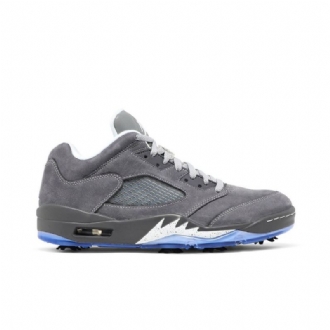 Pánské Boty Air Jordan 5 Low Golf Šedá Bílý