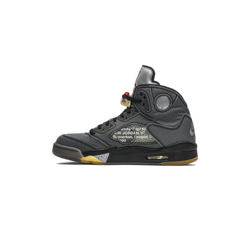 Pánské Boty Air Jordan 5 Off-bílý Retro Sp Černá Stříbrný Červené Zlatý