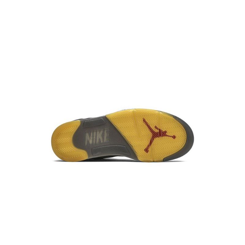 Pánské Boty Air Jordan 5 Off-bílý Retro Sp Černá Stříbrný Červené Zlatý
