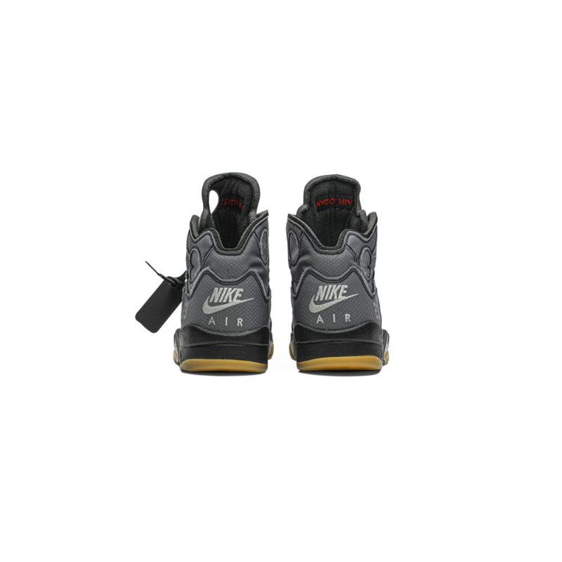 Pánské Boty Air Jordan 5 Off-bílý Retro Sp Černá Stříbrný Červené Zlatý
