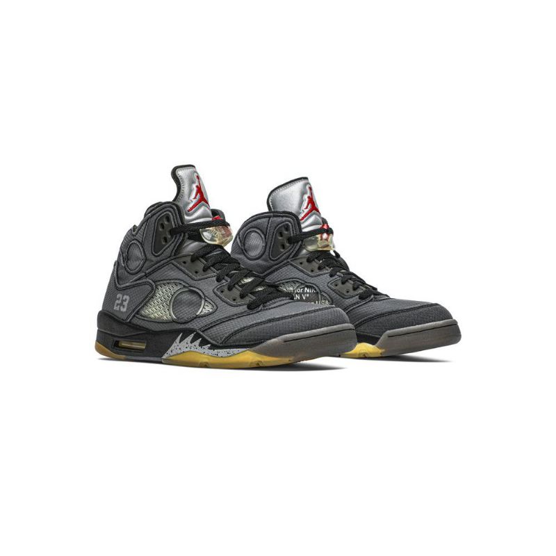 Pánské Boty Air Jordan 5 Off-bílý Retro Sp Černá Stříbrný Červené Zlatý