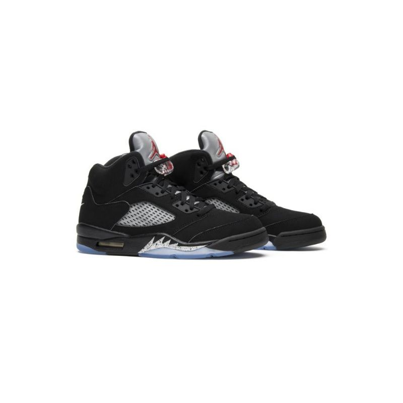 Pánské Boty Air Jordan 5 Og Černá Stříbrný Červené