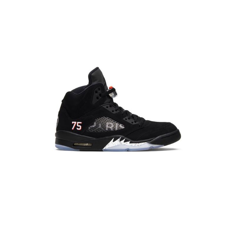 Pánské Boty Air Jordan 5 Paris Saint-germain Retro Černá Červené Bílý