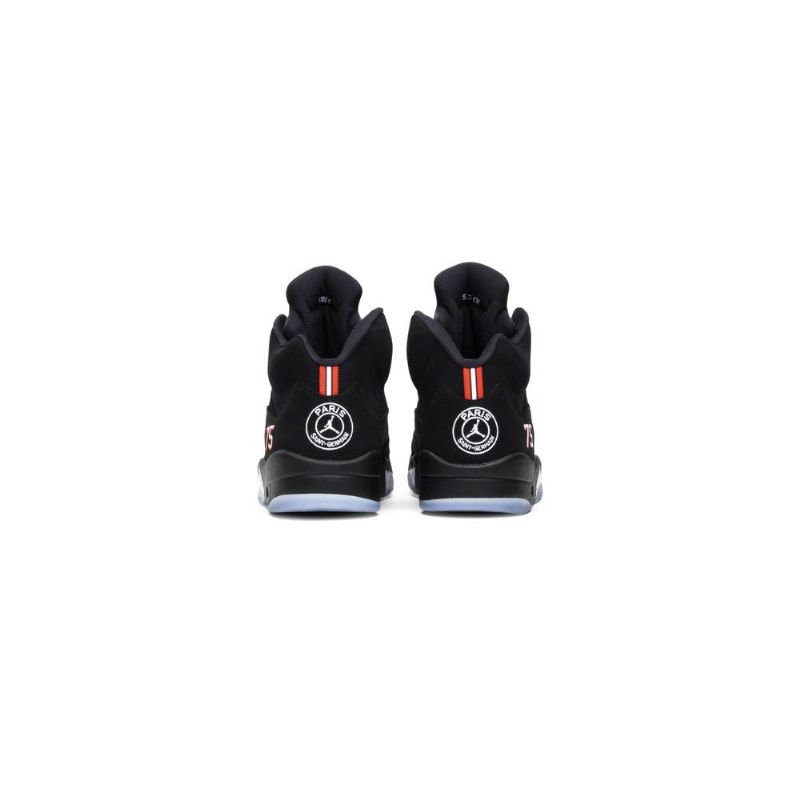 Pánské Boty Air Jordan 5 Paris Saint-germain Retro Černá Červené Bílý