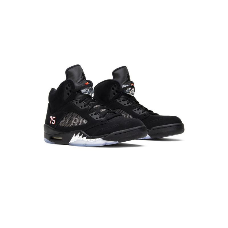 Pánské Boty Air Jordan 5 Paris Saint-germain Retro Černá Červené Bílý
