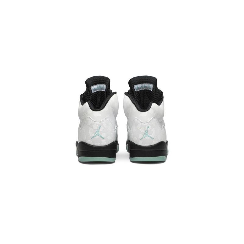 Pánské Boty Air Jordan 5 Retro Bílý Černá Zelená