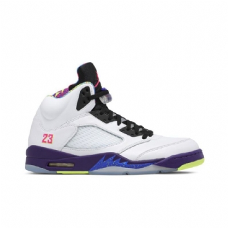 Pánské Boty Air Jordan 5 Retro Bílý Nachový Černá