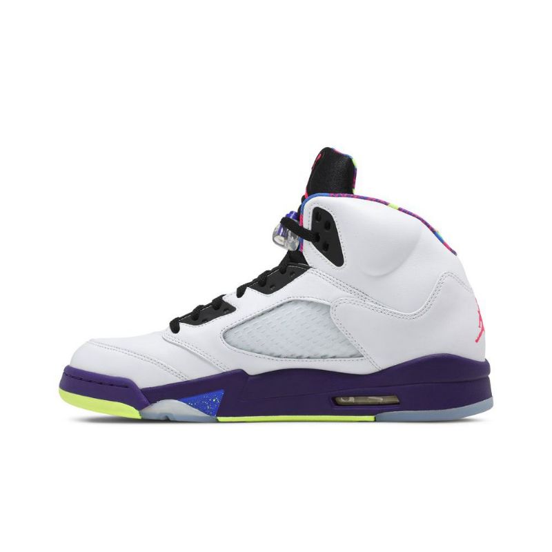 Pánské Boty Air Jordan 5 Retro Bílý Nachový Černá