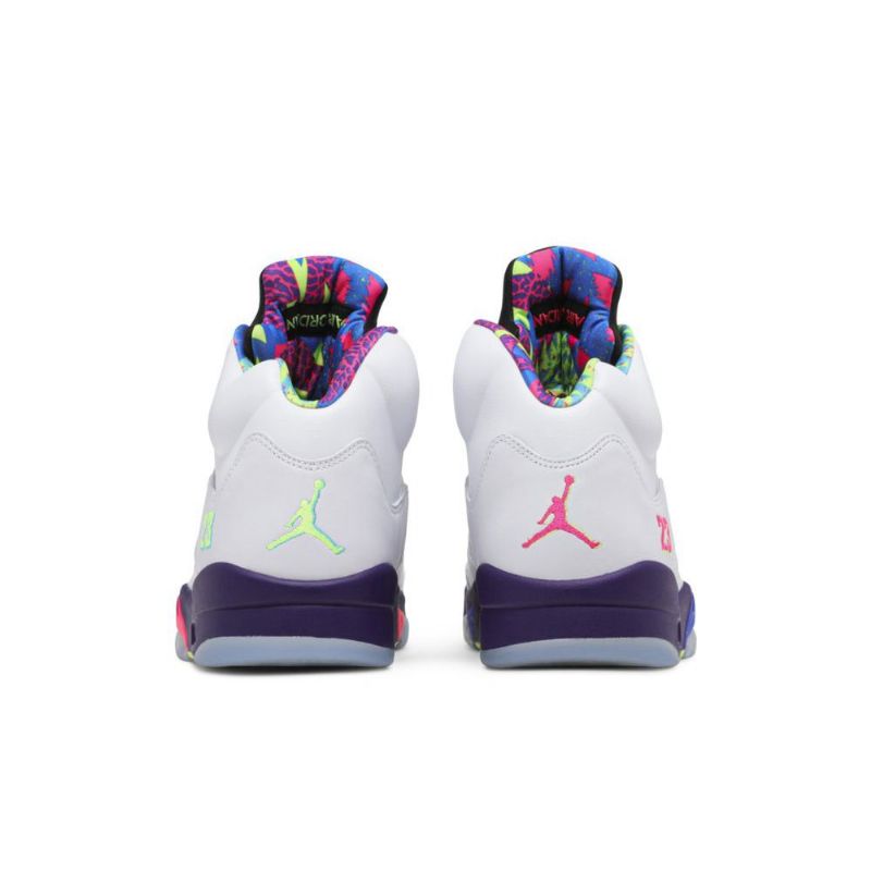 Pánské Boty Air Jordan 5 Retro Bílý Nachový Černá