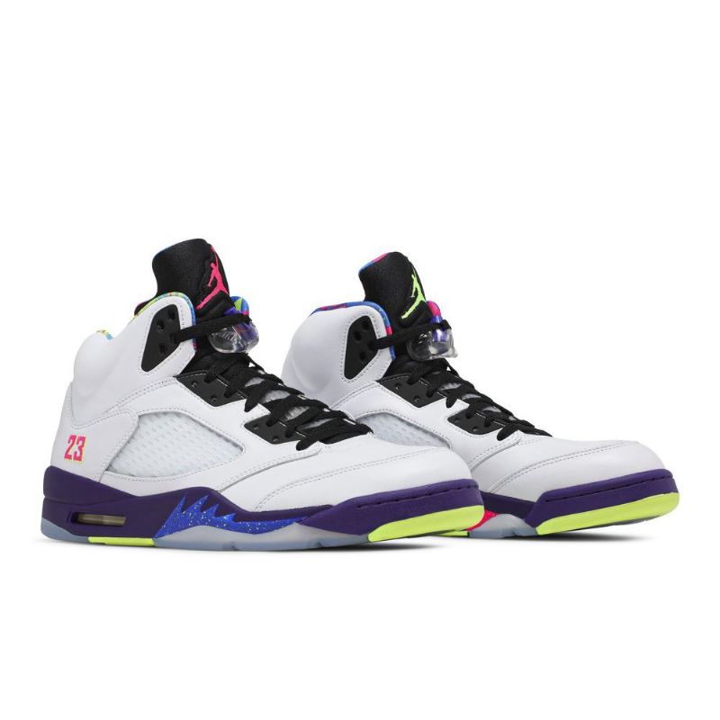 Pánské Boty Air Jordan 5 Retro Bílý Nachový Černá