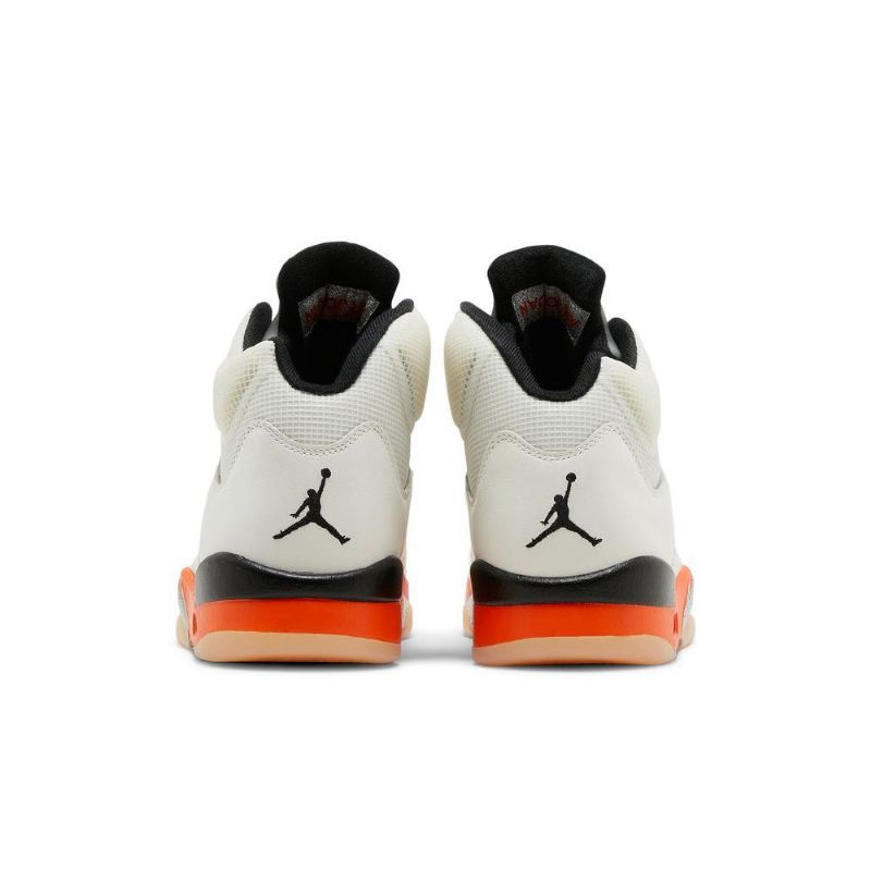Pánské Boty Air Jordan 5 Retro Bílý Oranžový Stříbrný Černá