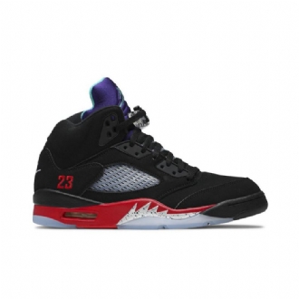 Pánské Boty Air Jordan 5 Retro Černá Červená Fialová Stříbrná Zelená