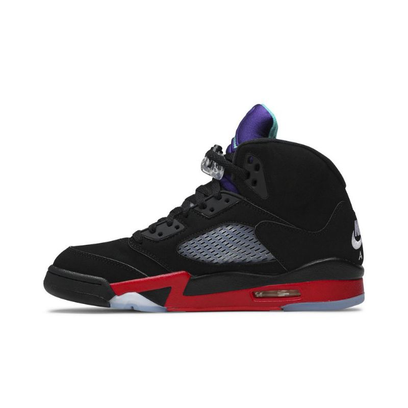 Pánské Boty Air Jordan 5 Retro Černá Červená Fialová Stříbrná Zelená