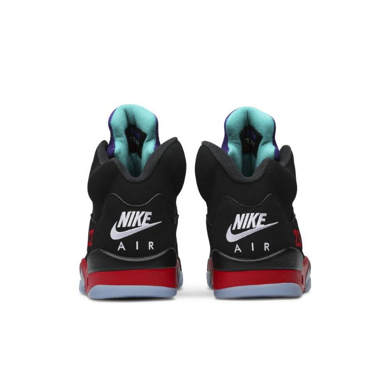 Pánské Boty Air Jordan 5 Retro Černá Červená Fialová Stříbrná Zelená