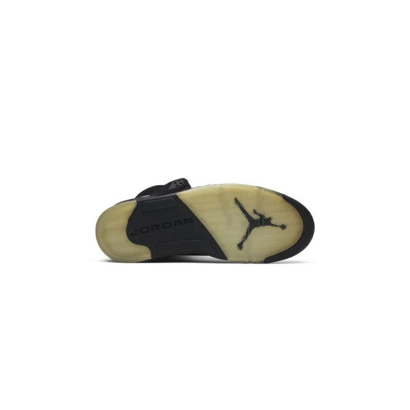Pánské Boty Air Jordan 5 Retro Černá Stříbrný Zelená Červené