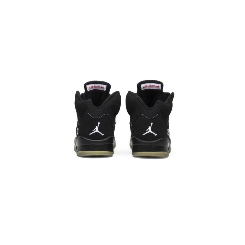 Pánské Boty Air Jordan 5 Retro Černá Stříbrný Zelená Červené