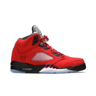 Pánské Boty Air Jordan 5 Retro Červené Černá Stříbrný