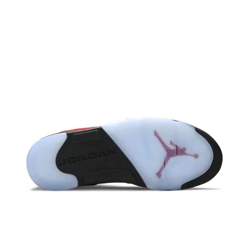 Pánské Boty Air Jordan 5 Retro Červené Černá Stříbrný
