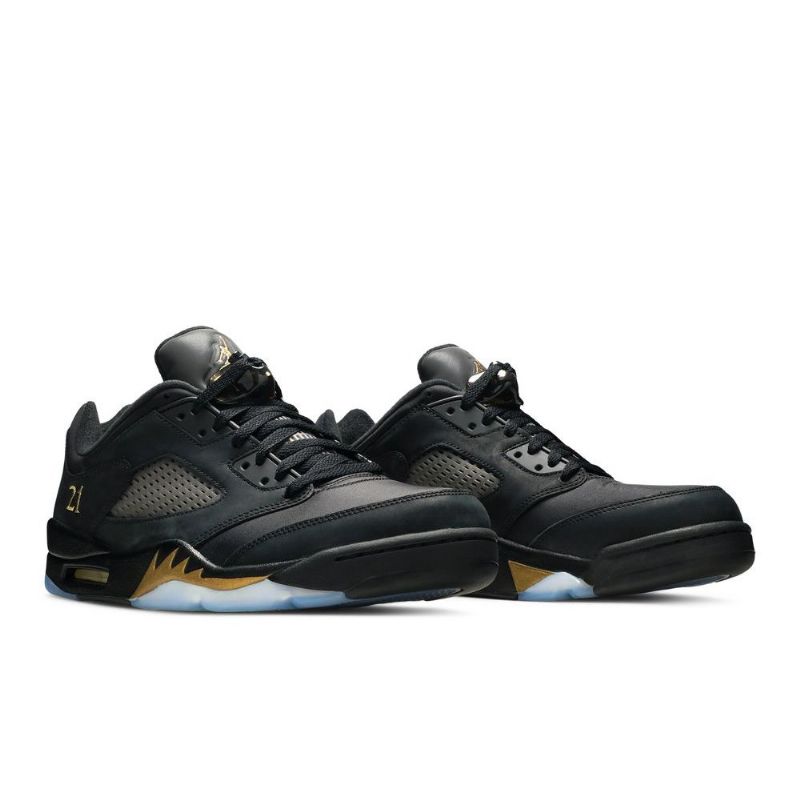 Pánské Boty Air Jordan 5 Retro Low Wings Černá Zlatý