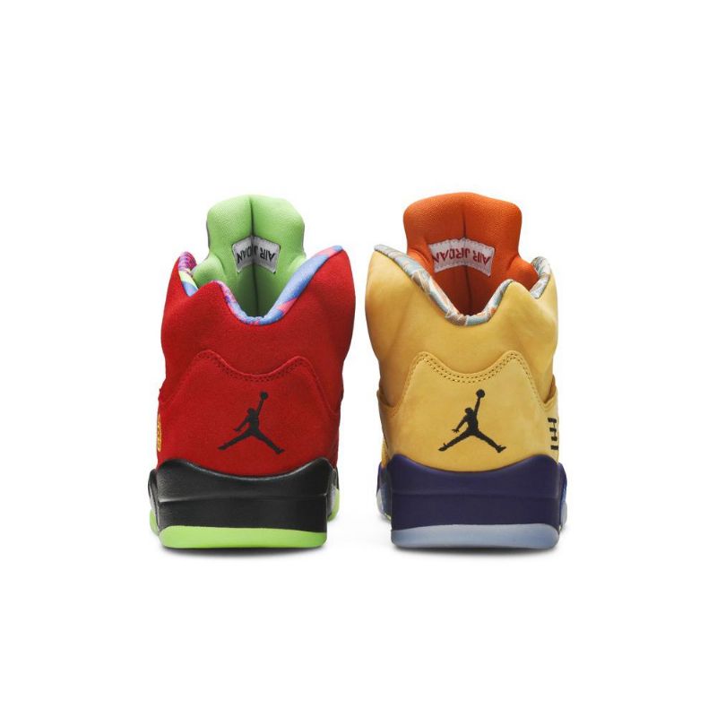 Pánské Boty Air Jordan 5 Retro Se Žlutá Červená Šedá Fialová